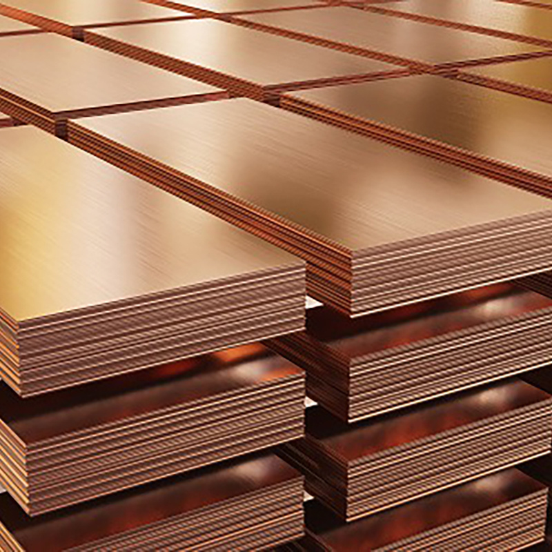 China Hot Sale 4X8 Red Sheets Customized 99.9% Pure Bronze / Brass T2 Copper Cathode Thick Sheet Plate