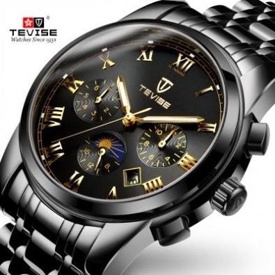 TEVISE 9005 Fashionable Wholesale low price  Multicolour Waterproof Watches Men's tourbillion Mechanical Wrist Watch