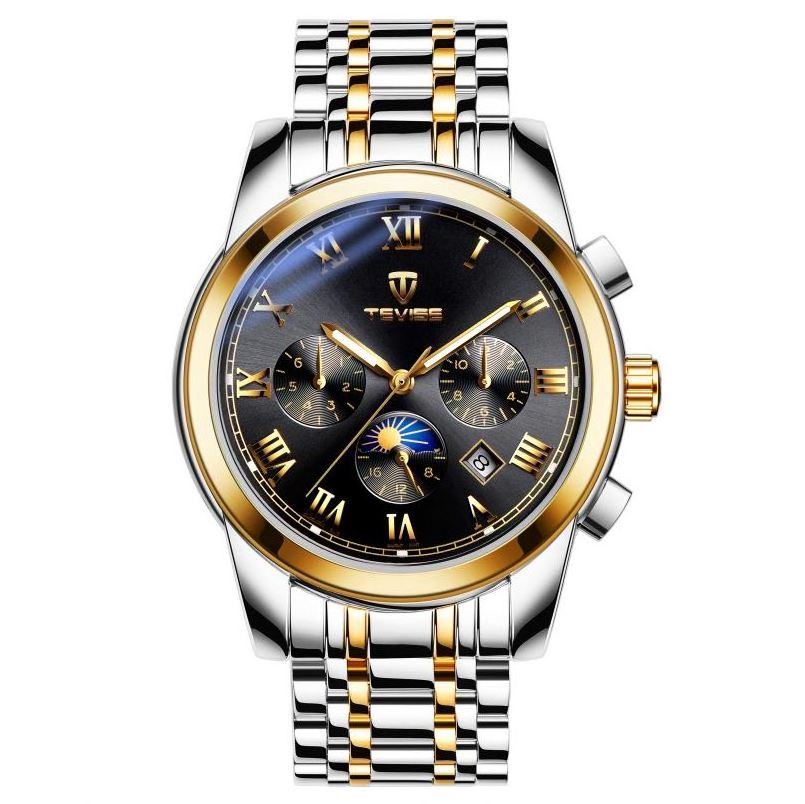 TEVISE 9005 Fashionable Wholesale low price  Multicolour Waterproof Watches Men's tourbillion Mechanical Wrist Watch