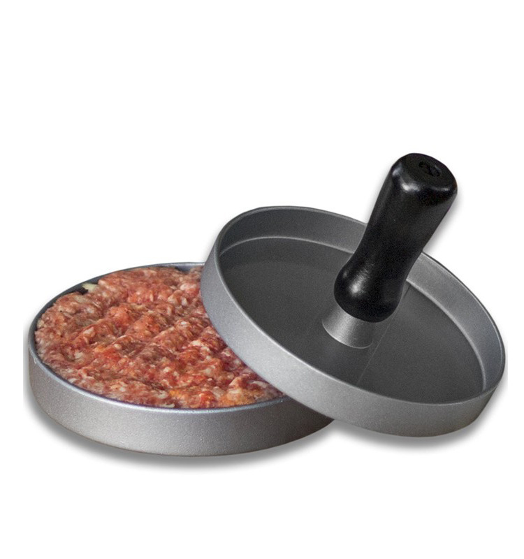 Large Hamburger Patty Maker For Stuffed Burgers, Non-Stick Burger Press Aluminum Hamburger Patty Maker