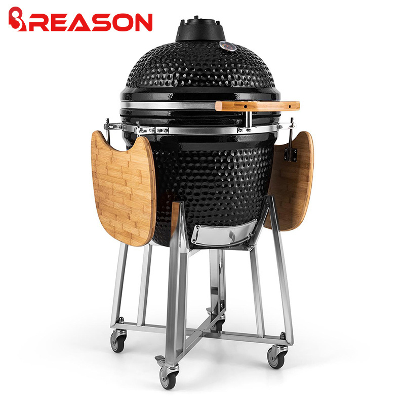 Kamado Grill for Sale Rotisserie Ceramic Barbecue Charcoal 21 inch Kamado BBQ Grill