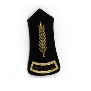 Saudi Arabia Tactical Uniform Shoulder Board Metal Ranks For Epaulettes