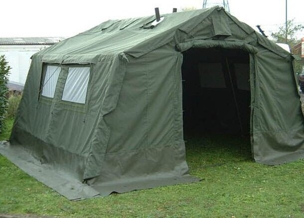 40 persons steel frame olive green tent large tents