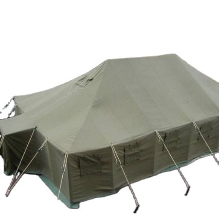 40 persons steel frame olive green tent large tents