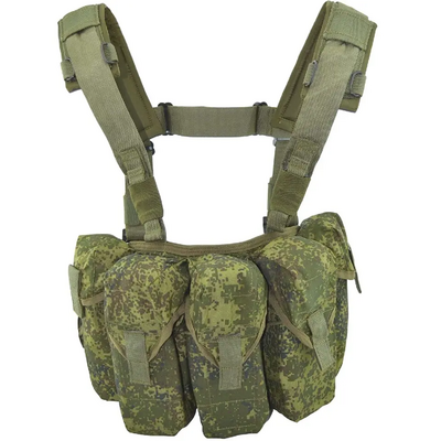 Russian Camouflage Tactical Chest Rig with magazine pouch