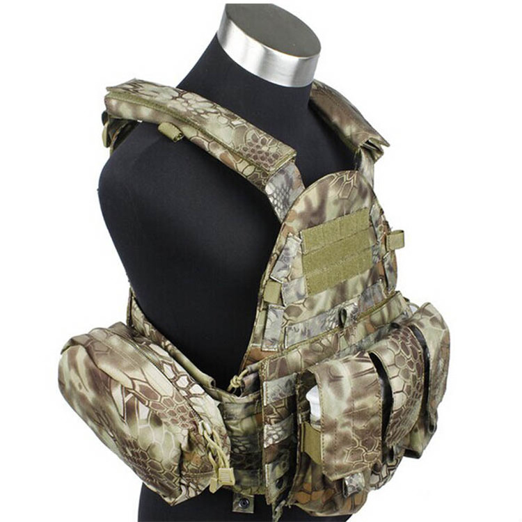 Camouflage Combat Tactical Vest with Pouch