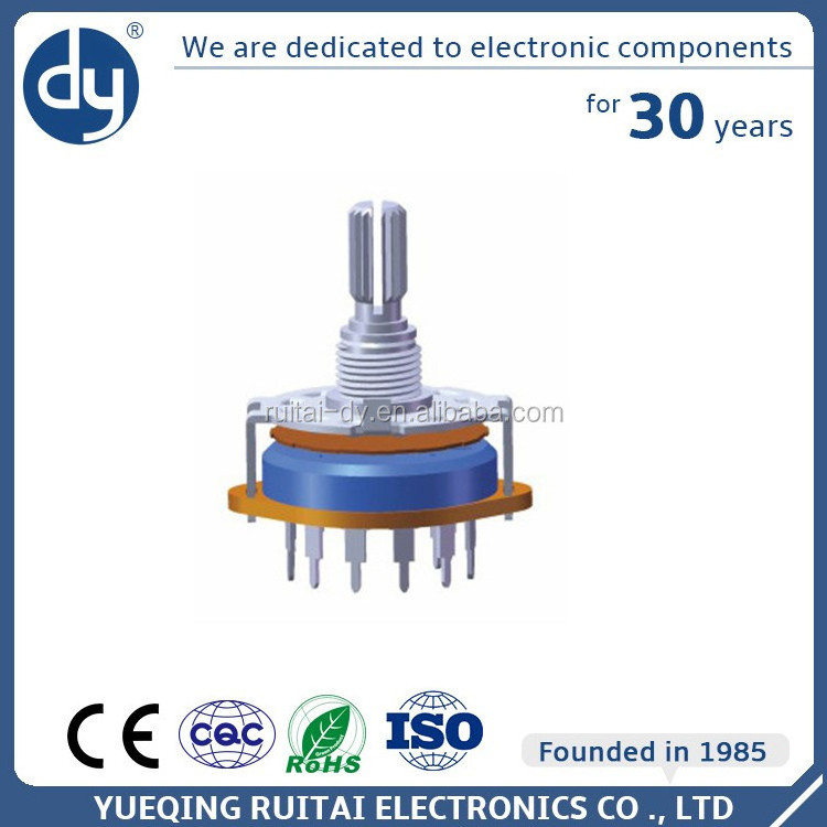 Wholesale Price Professional Made 10 Position Rotary Switch