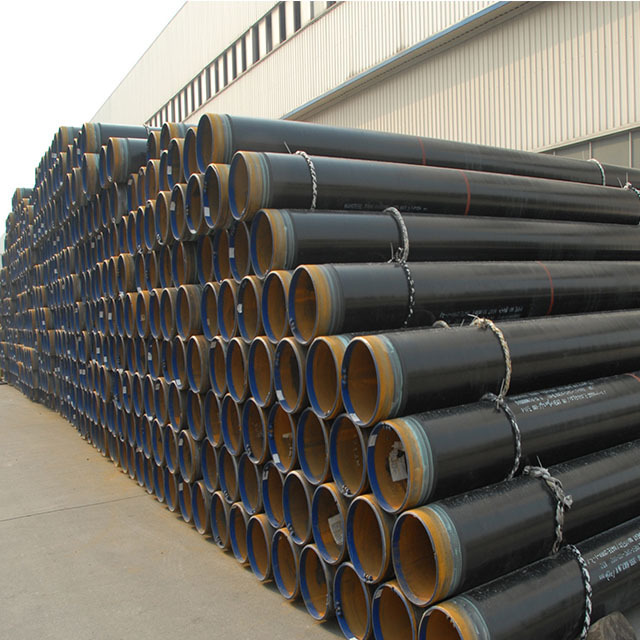 HDPP/3PP/3LPP Coated Seamless Steel Pipe DIN 30678 Three Layer Polypropylene Coating Seamless Steel Line Pipe