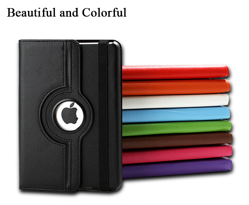 For iPad 10.5 Air 2 3 4 Case With Auto Sleep Wake 360 Degree Rotating Stand Cover For iPad Pro 9.7 12.9 Inch