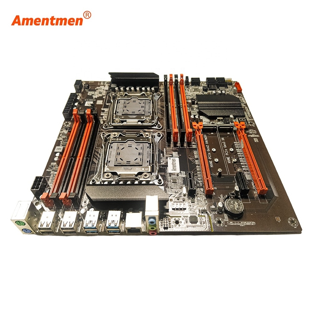 Amentmen Dual X99 Motherboard LGA2011-3 with XEON E5 2699 V3 *2 CPU With 4pcsX16GB = 64GB DDR4 2133MHz Server Memory Combo Kit