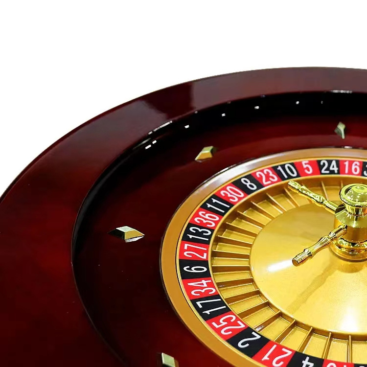 18 Inch Deluxe High Quality Solid Wood Roulette Wheel Professional Casino Roulette Wheel