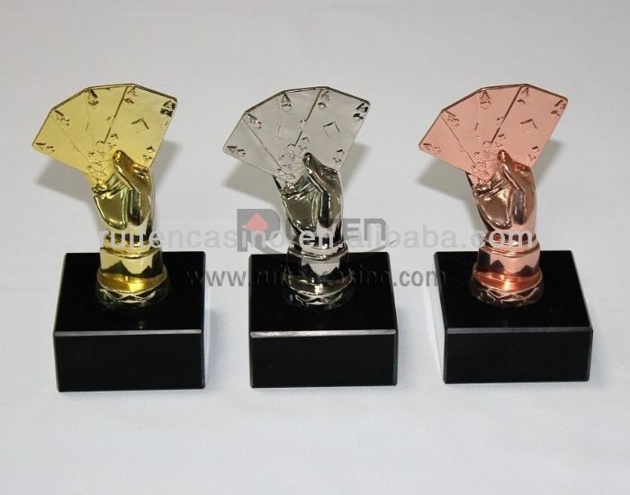 Zinc Alloy Poker Award Trophy