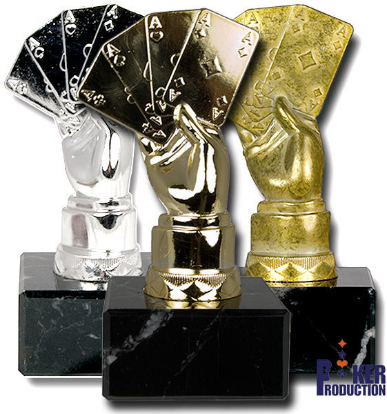 Zinc Alloy Poker Award Trophy