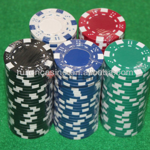 Advanced customization 11.5g Dice ABS Poker Chips For Casino