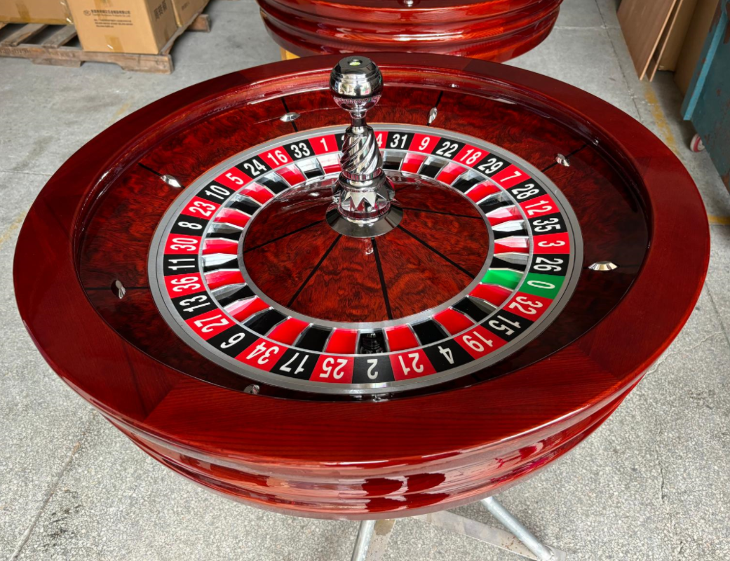 32inch  Roulette Wheels High quality Solid wood Professional Casino Roulette Wheel For Table Gambling Toy