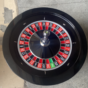 DG RUITEN 82cm Pro Wood Roulette Wheel(double0) Gambling Roulette Wheel For Casino Game