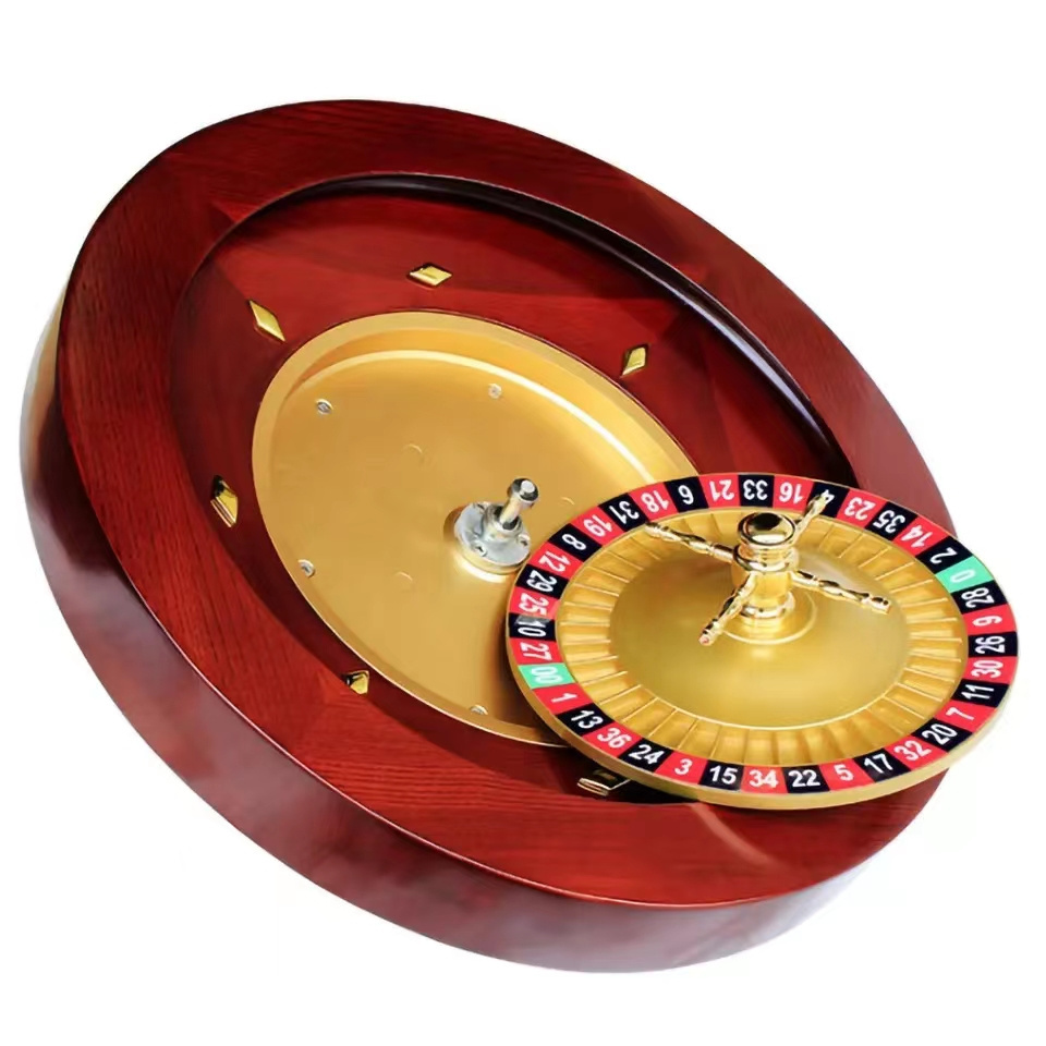 18 Inch Deluxe High Quality Solid Wood Roulette Wheel Professional Casino Roulette Wheel