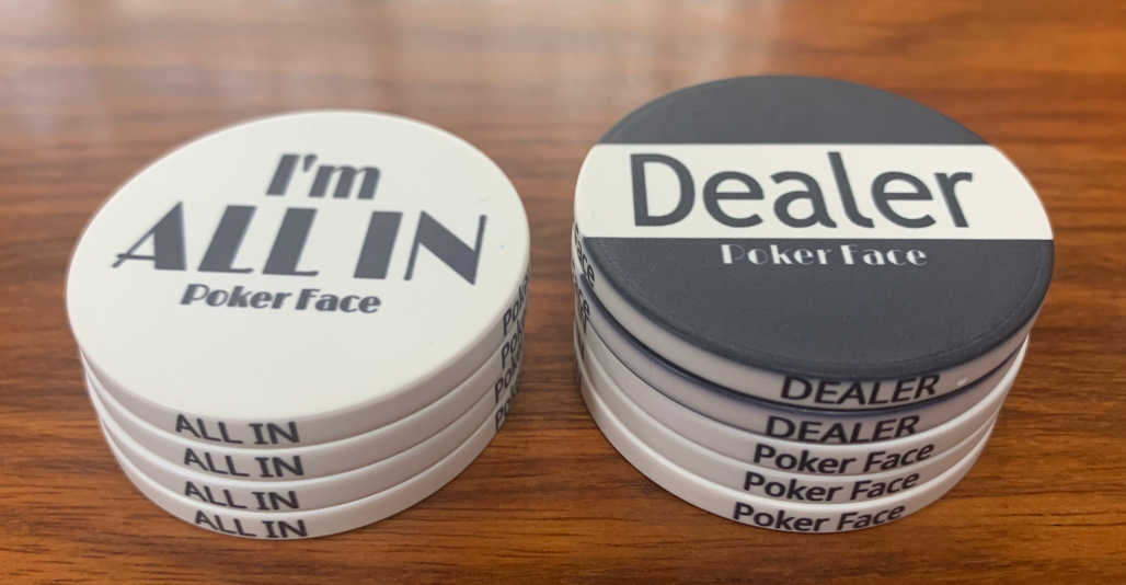 RUITEN POKER DEALER BUTTON ceramic dealer button all in button