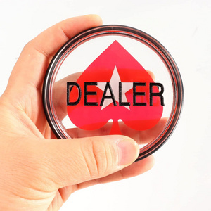 Acrylic Dealer Button poker dealer button