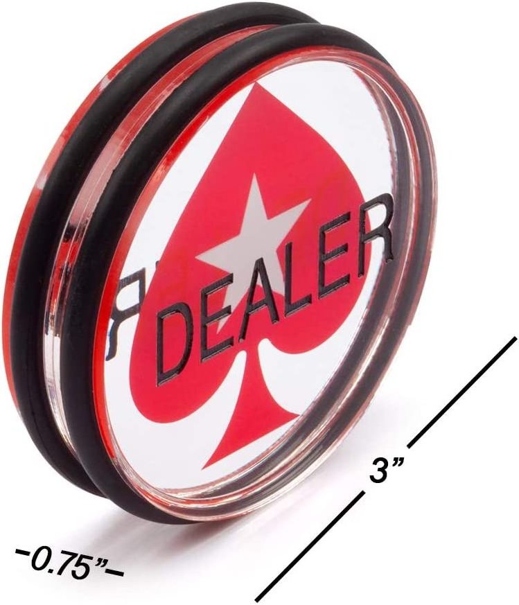 Acrylic Dealer Button poker dealer button