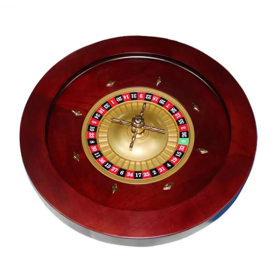 18 Inch Deluxe High Quality Solid Wood Roulette Wheel Professional Casino Roulette Wheel