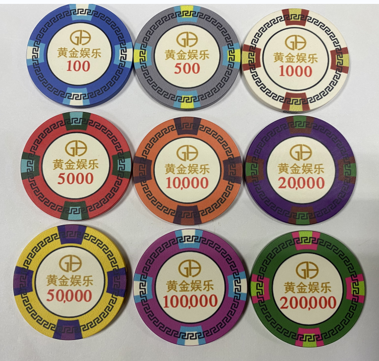 DG Ruiten 10g Professional Ceramic Poker Chips Casino Chip