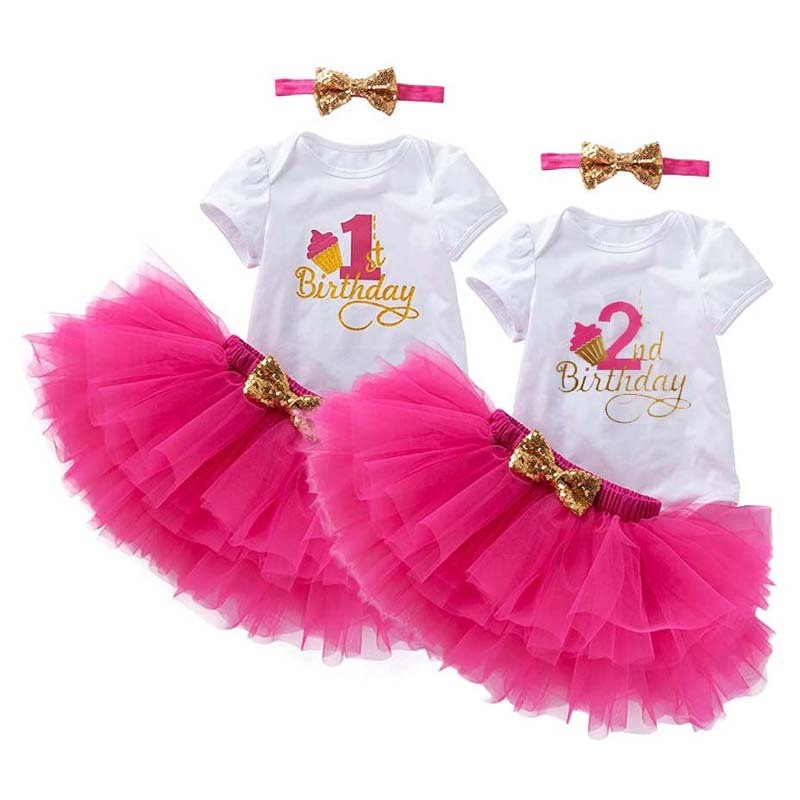 6-12 months baby girl clothes toddler clothing girl Kids Party Newborn Sweet Girls Tutu Skirt For Baby 1St Birthday DGHB-001