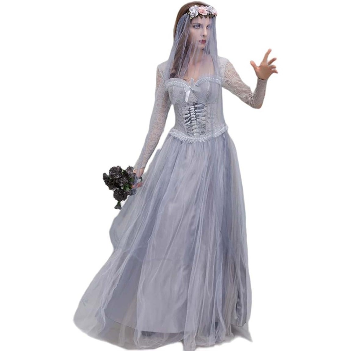 Halloween Carnival Horror Cosplay Women's Ghost Bride Costume  HCAD-001