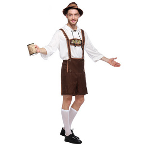 Traditional German Beer Male Cosplay Men's Bavarian Oktoberfest Costume ACDM-003