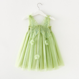 Birthday Baby Girl Cute Butterfly Fairy Wings Mesh Tulle Tutu Dress CDDR-014