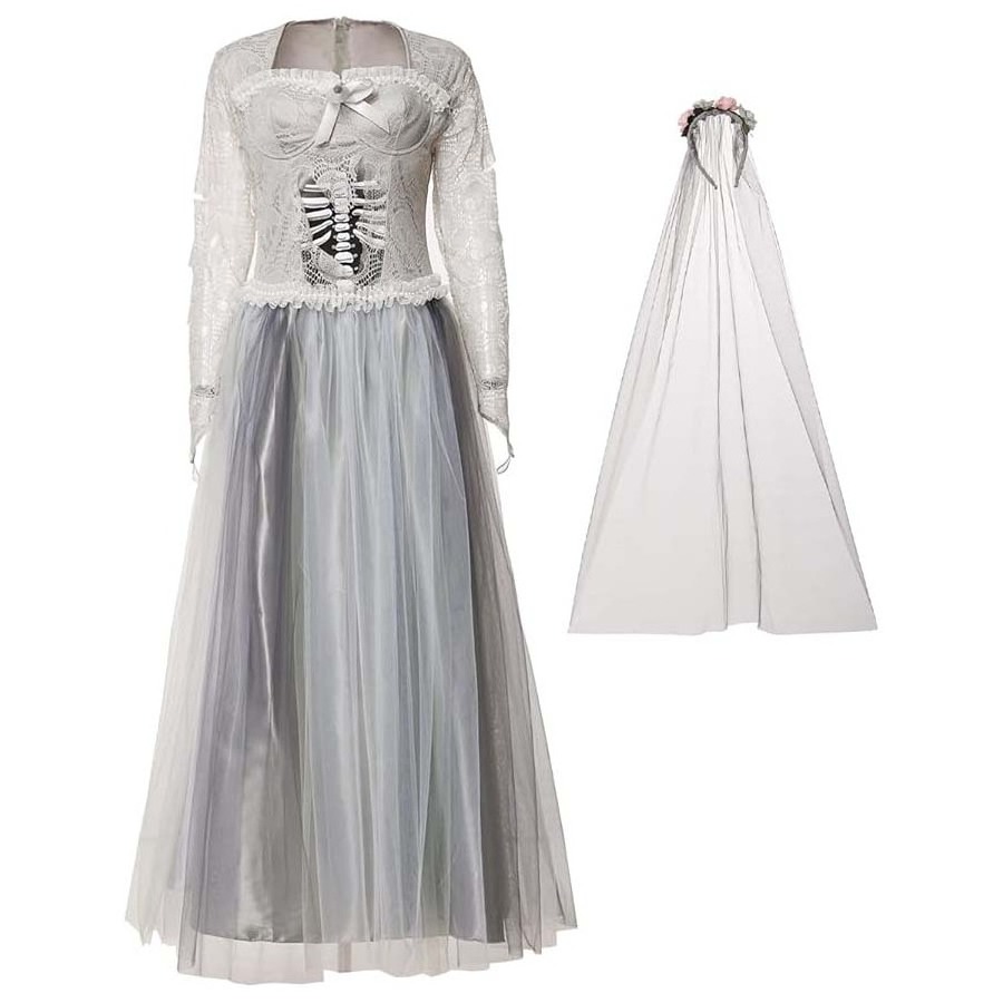 Halloween Carnival Horror Cosplay Women's Ghost Bride Costume  HCAD-001