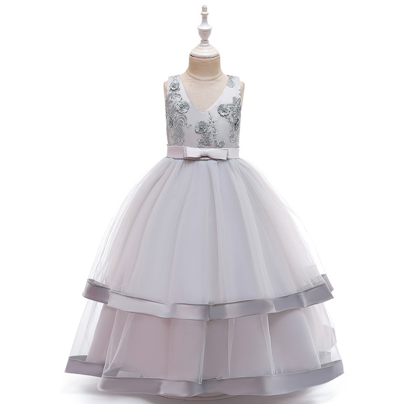 2022 kids clothes Formal Princess Dress Clothes Kids Girls 12 Years Old Girls Wedding Dresses DGLG-053