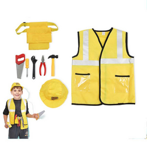 Boy Child Halloween Carnival Party Costumes Construction Worker Career Costumes For Kids HCBC-002