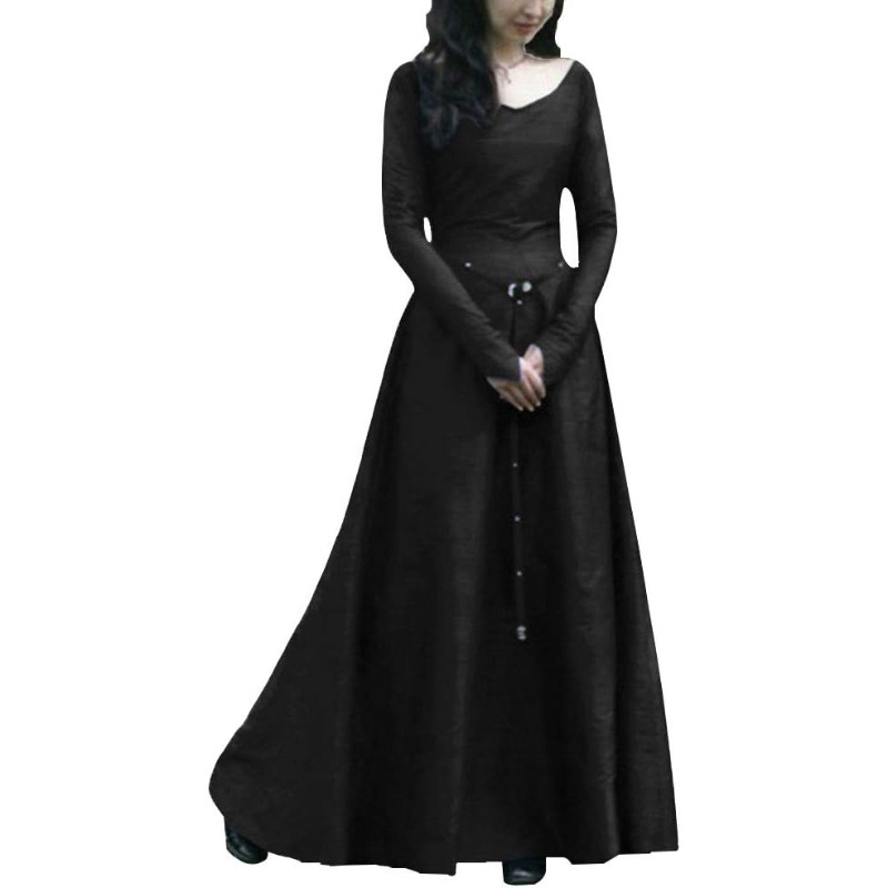 Halloween Cosplay Renaissance Full Sleeve Victorian Medieval Costume WDEC-019