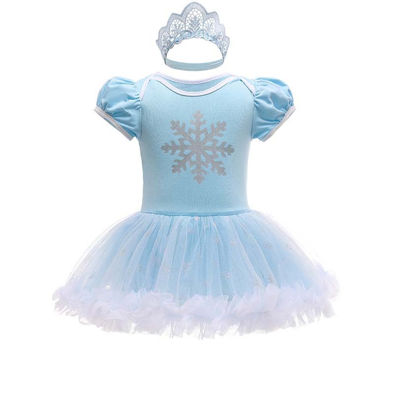 Summer Princess Romper Costumes 3-24Month Tinkerbell For Costume Baby Girl with Headband BPGC-003