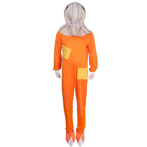 Kids Halloween Carnival Costumes Spooky Orange Jumpsuit Trick Or Treat Sam Costume GCDR-029