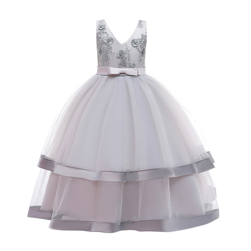 2022 kids clothes Formal Princess Dress Clothes Kids Girls 12 Years Old Girls Wedding Dresses DGLG-053