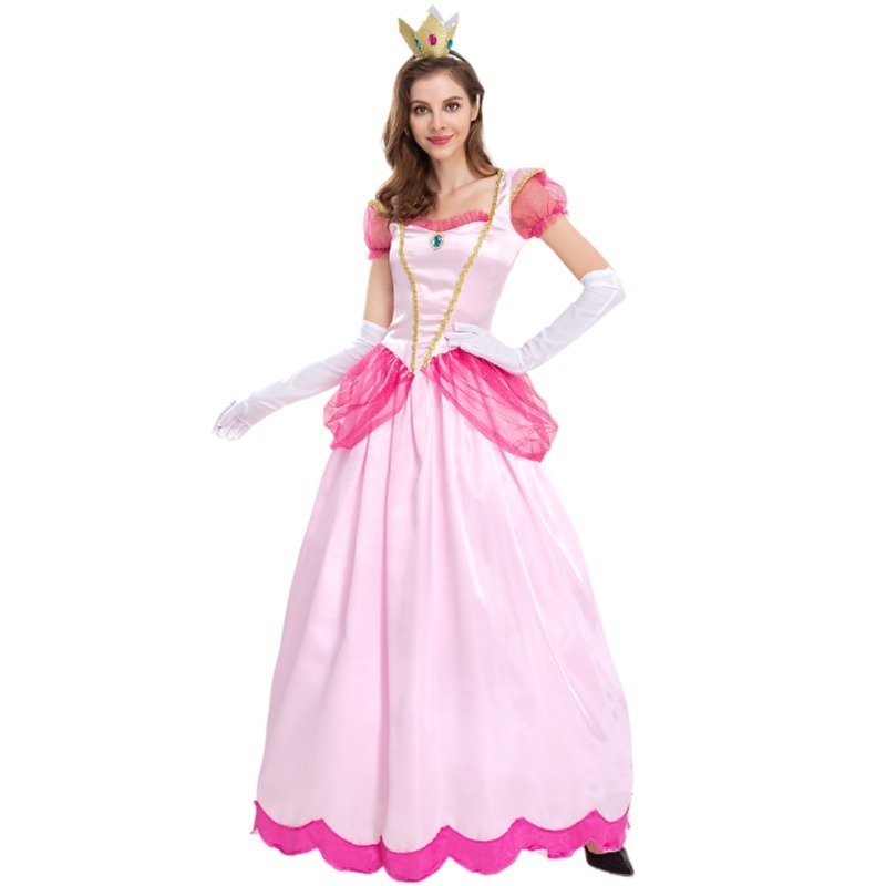 Disfraces Halloween Adult Para Adultos 2023 Princess Peach Mascot Costume CMGC-016