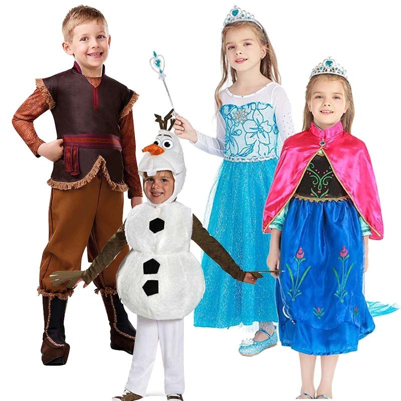 2023 clothing Adult Costume women Disguise Snow Queen Elsa Costume For Adult HCGD-054