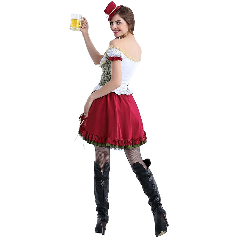 Wholesale Sexy Bavarian Beer Festival Adult Women Oktoberfest Costume CAAC-011