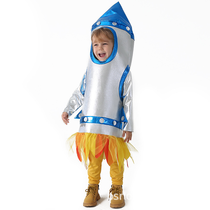 Halloween Costume Cosplay Kid Space Rocket Costume Rocket HCBC-064