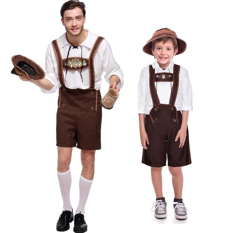 Traditional German Beer Male Cosplay Men's Bavarian Oktoberfest Costume ACDM-003