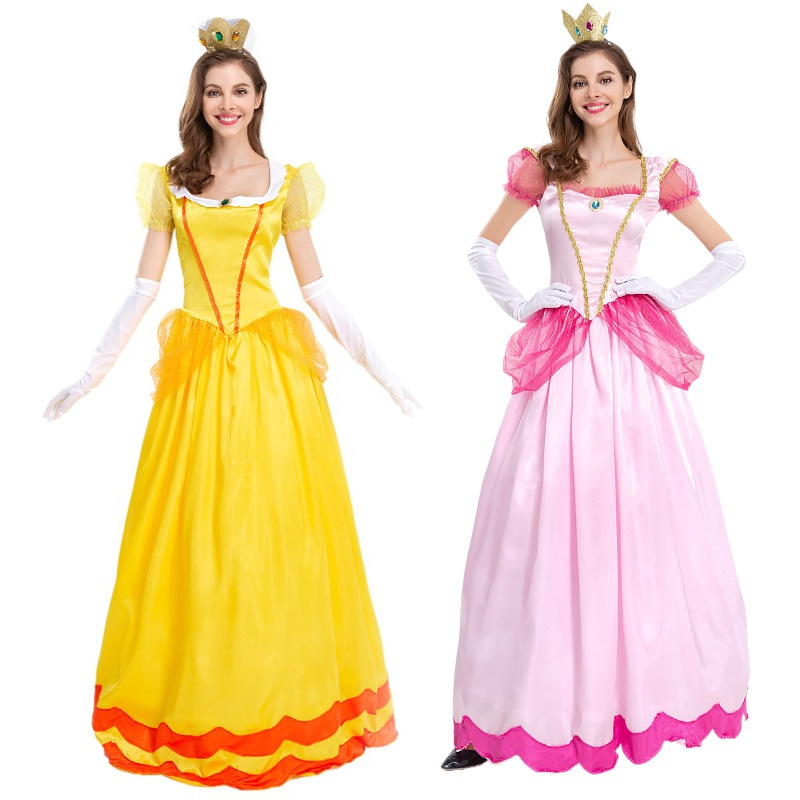 Disfraces Halloween Adult Para Adultos 2023 Princess Peach Mascot Costume CMGC-016