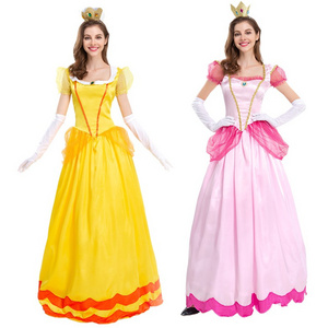 Disfraces Halloween Adult Para Adultos 2023 Princess Peach Mascot Costume CMGC-016