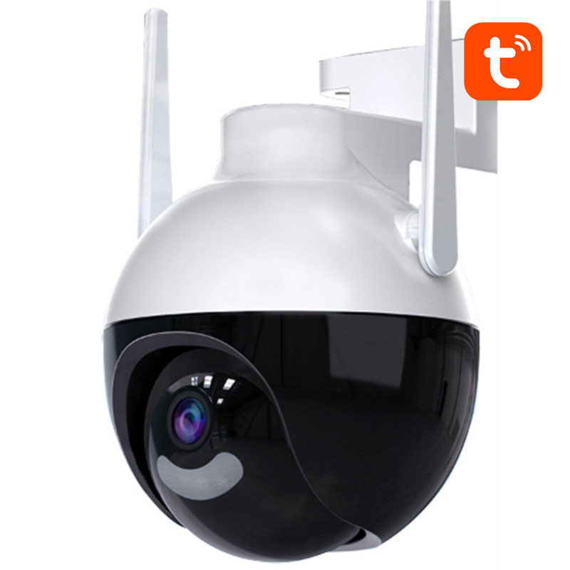 Tuya 2K 4K 8MP PTZ IP 5xZoom Human Detection Video Surveillance WiFi Outdoor Color Night Vision Security Protection Camera