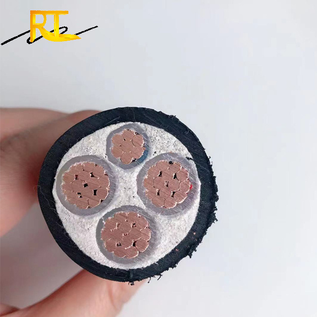 YJV 4C 70mm2 240mm2 95 sqmm 35 Core Copper Armoured XLPE PVC Power Cable For Construction