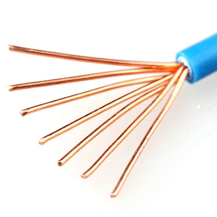 450/750V PVC Jacket Stranded 0.75mm 1mm 1.5mm 2.0mm 3.5mm Thin Flexible Electrical Cable Copper Wire