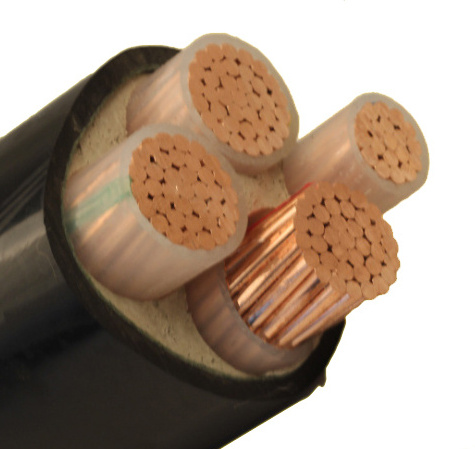 Low Smoke Halogen Free CU copper PVC cable multicore XLPE/PVC NYY/NAYY cable