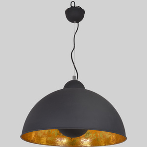 oversized dining room Nordic black round ball ceiling gold pendant light fixtures for home hotel