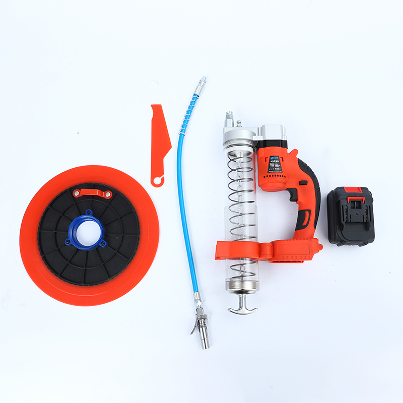 10000PSI 21V electric grease pump battery operated High-pressure Excavator Grease Gun electric cordless grease gun